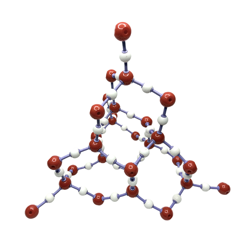 Výuka chemie experiment zařízení model krystalové struktury oxidu křemičitého pro výuku učitelů