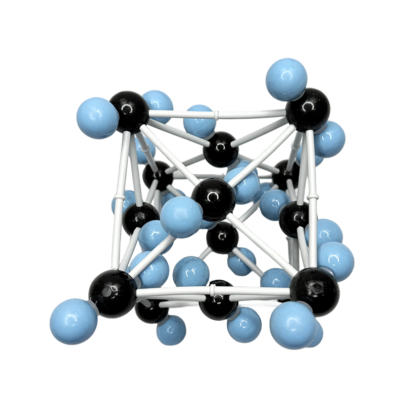 Chemie molekulární model student studium modelu krystalové struktury oxidu uhličitého