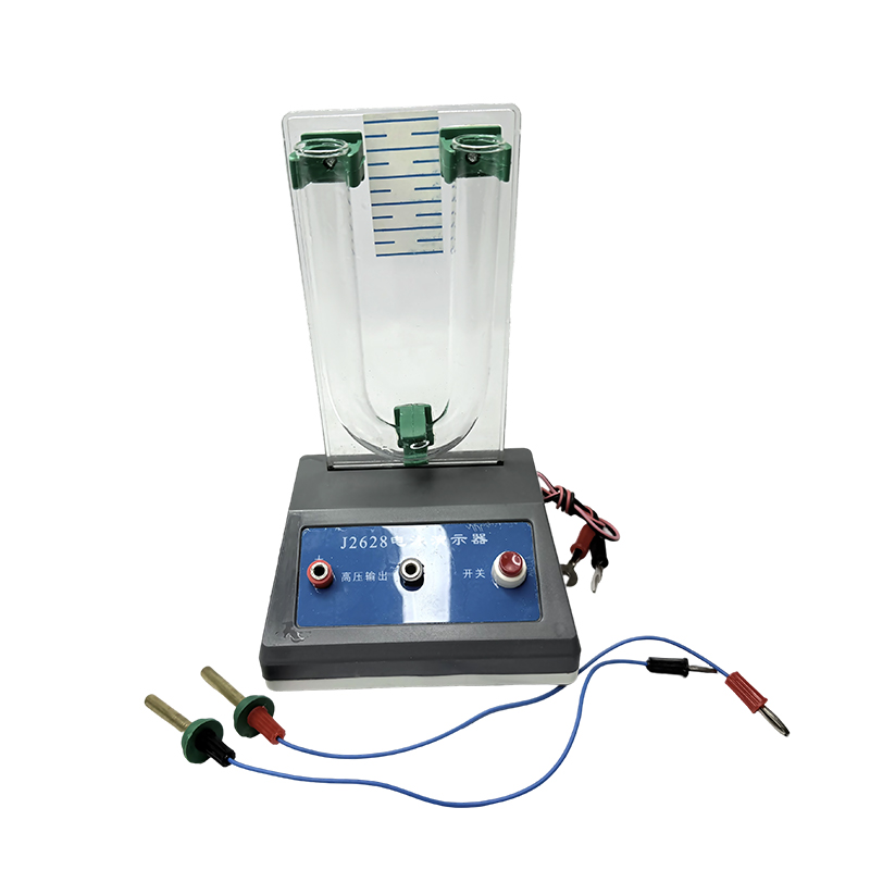 Středoškolské chemické experimentální zařízení, středoškolské výukové zařízení, demonstrátor elektroforézy
